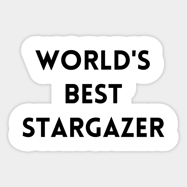 World's Best Stargazer Sticker by 46 DifferentDesign